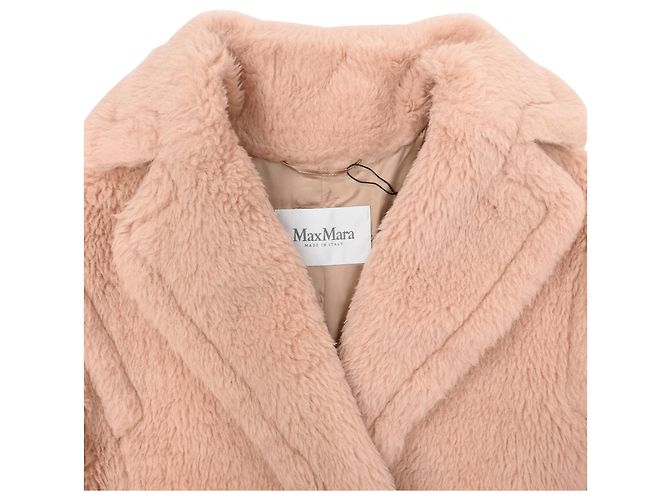 Abrigo largo de piel sintética Tedgirl de Max Mara en rosa Castaño - vista 5