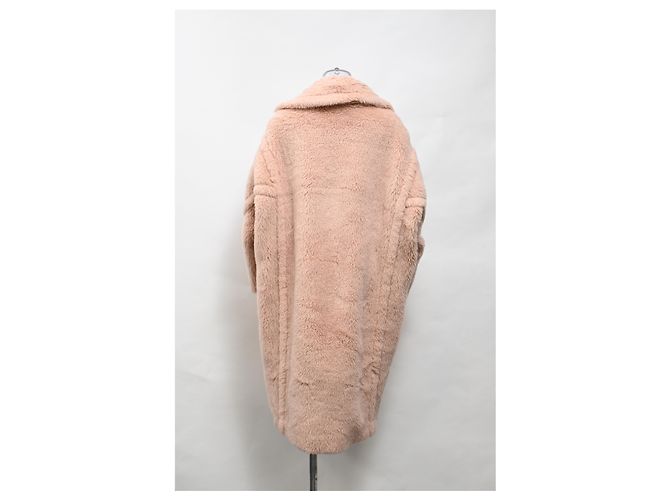 Abrigo largo de piel sintética Tedgirl de Max Mara en rosa Castaño - vista 8