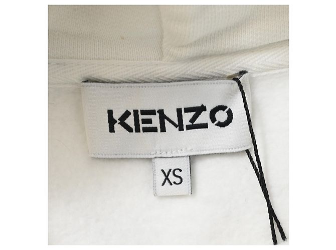 Sudadera Impresa Kenzo en Algodón Blanco - vista 3
