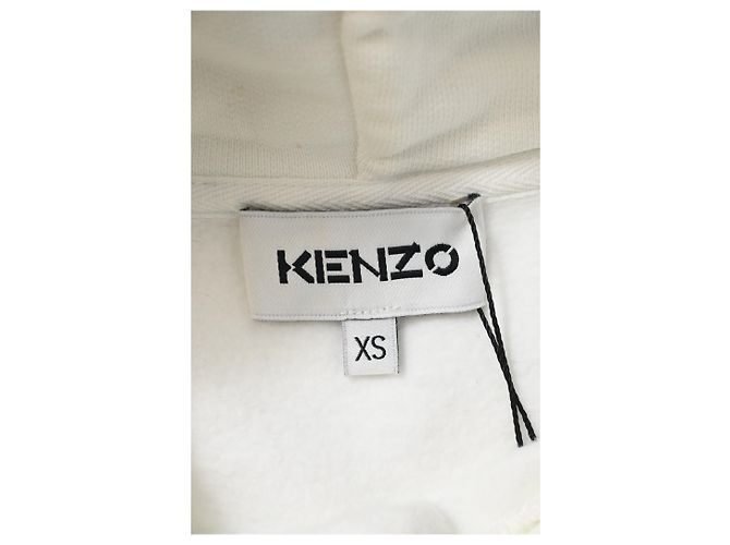 Sudadera Impresa Kenzo en Algodón Blanco - vista 7