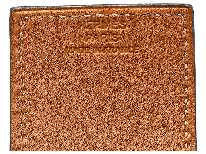 Bracciale Manchette Drag in Epsom Rosso Hermès D'oro - vista 4