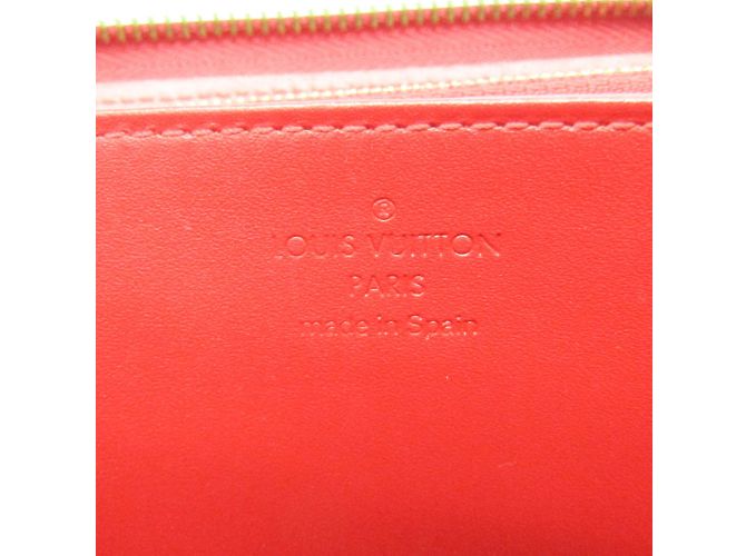 Cartera Zippy Monogram Vernis Louis Vuitton Fucsia - view 13