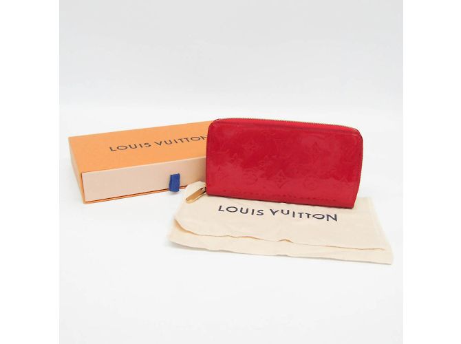 Cartera Zippy Monogram Vernis Louis Vuitton Fucsia - view 2