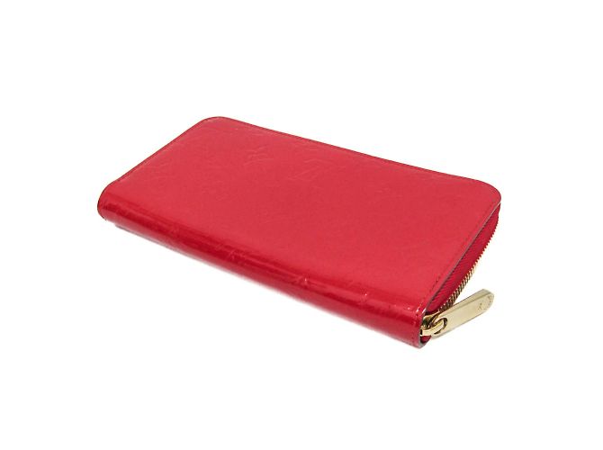 Cartera Zippy Monogram Vernis Louis Vuitton Fucsia - view 3