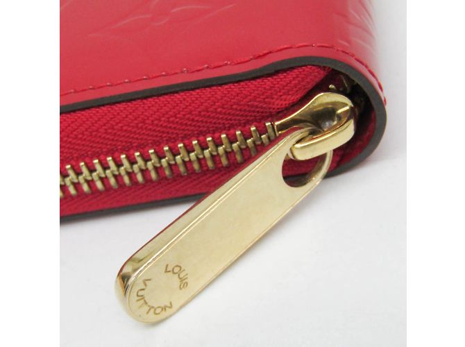 Cartera Zippy Monogram Vernis Louis Vuitton Fucsia - view 8