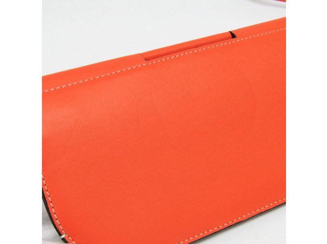 Portafoglio in pelle con catena/spalla Loewe Gate per donne in arancione - vista 8