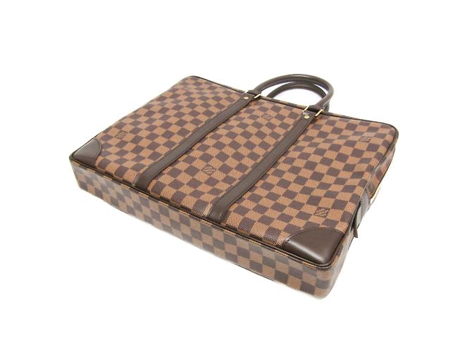 Borsa Documenti Voyage Damier Louis Vuitton N41124 Damier ebene - vista 2