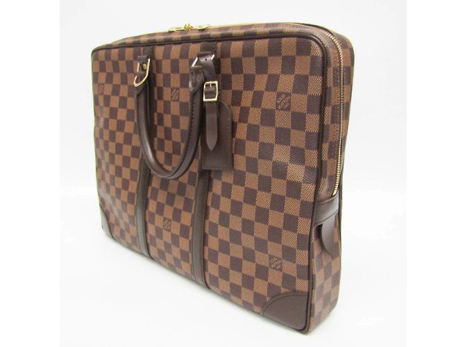 Borsa Documenti Voyage Damier Louis Vuitton N41124 Damier ebene - vista 4