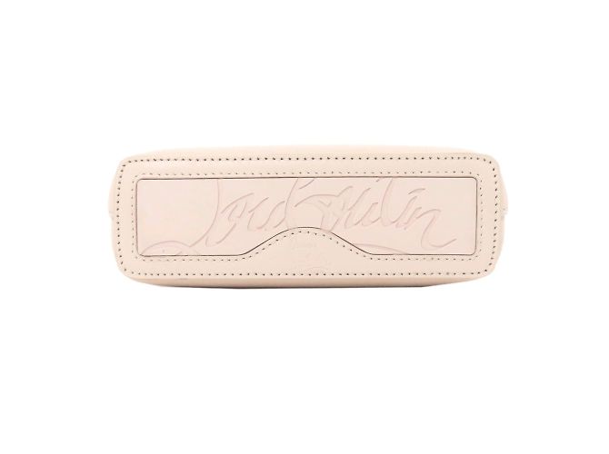 Bolsa de couro de bezerro rosa Christian Louboutin - vista 3