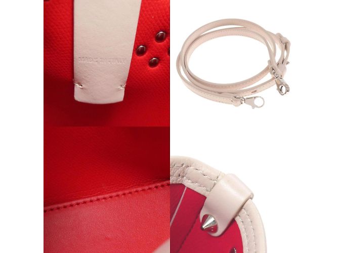 Bolsa de couro de bezerro rosa Christian Louboutin - vista 6
