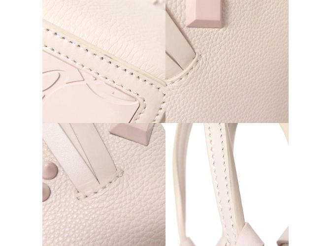 Bolsa de couro de bezerro rosa Christian Louboutin - vista 7