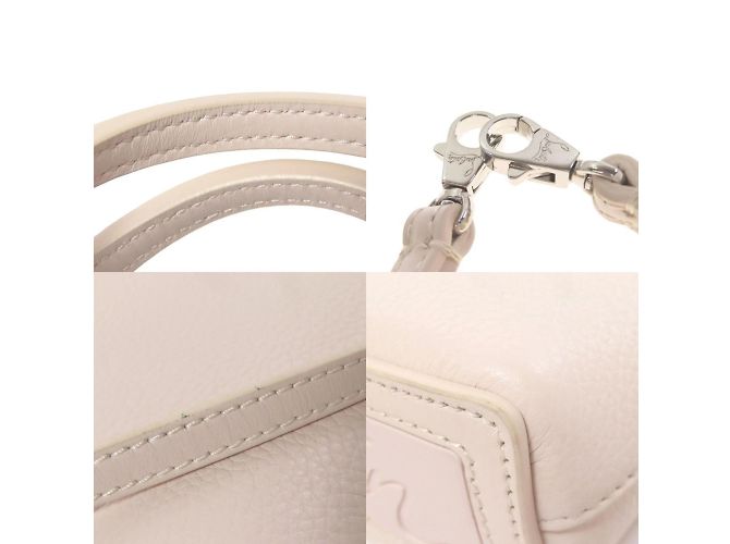 Bolsa de couro de bezerro rosa Christian Louboutin - vista 8