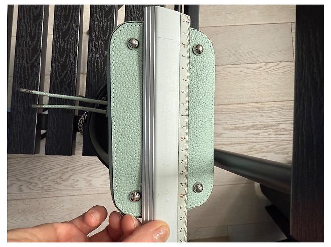 Bolsa balde LANCEL modelo NINON Azul Verde claro - vista 7