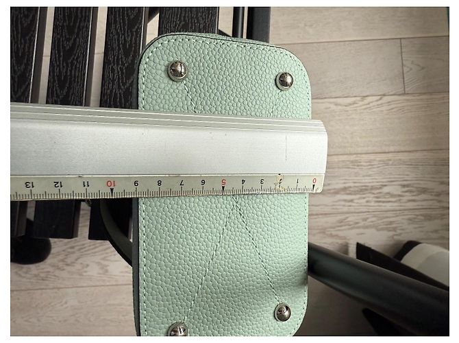 Bolsa balde LANCEL modelo NINON Azul Verde claro - vista 8