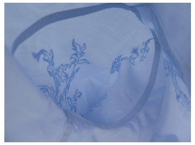 NUOVA CAMICIA LOUIS VUITTON HJS94W BLOSSOM LV BLU M 48 - vista 8