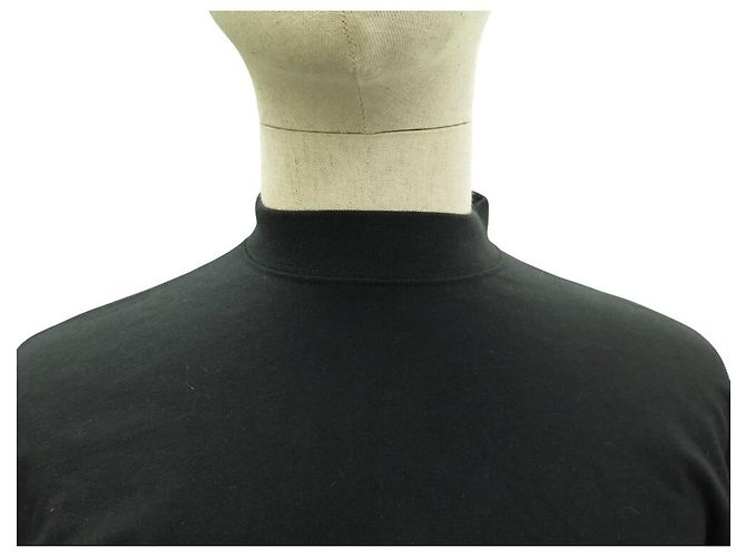 NUEVO TSHIRT BALENCIAGA 739028 POST IT T1 52 L OVERSIZE UNISEX NEGRO TOP - vista 4