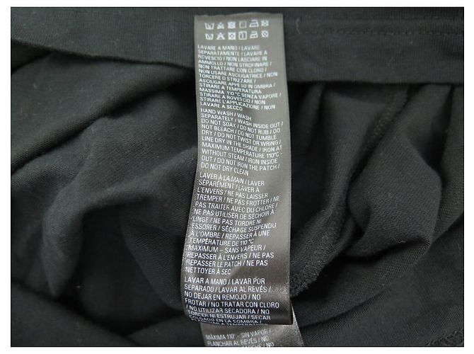 NUEVO TSHIRT BALENCIAGA 739028 POST IT T1 52 L OVERSIZE UNISEX NEGRO TOP - vista 8