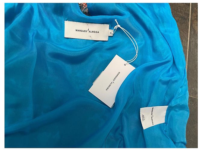 Marques Almeida Kleid aus mehrfarbiger Spitze Mehrfarben - Ansicht 2