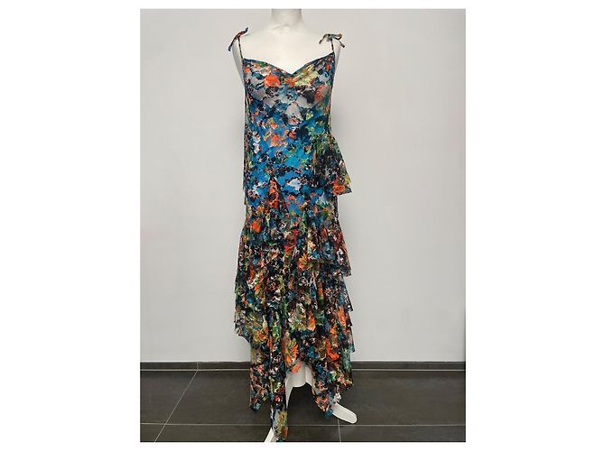 Marques Almeida Kleid aus mehrfarbiger Spitze Mehrfarben - Ansicht 3