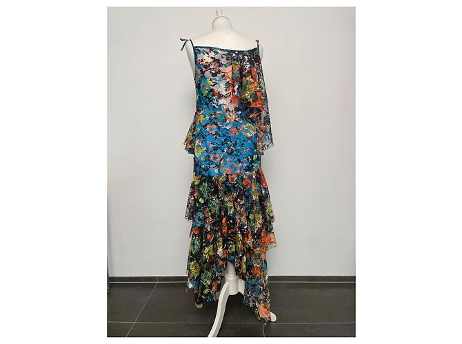 Marques Almeida Kleid aus mehrfarbiger Spitze Mehrfarben - Ansicht 5