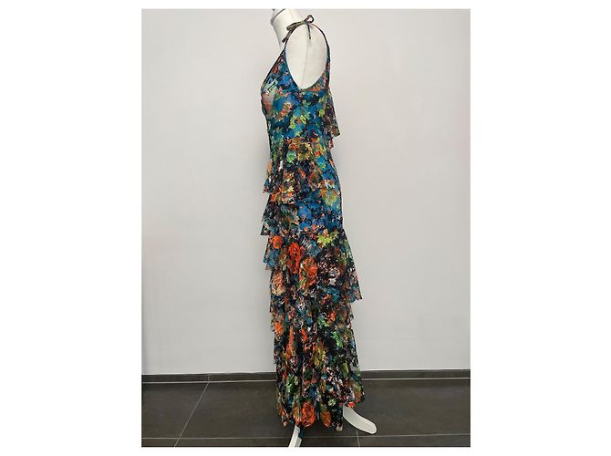 Marques Almeida Kleid aus mehrfarbiger Spitze Mehrfarben - Ansicht 6