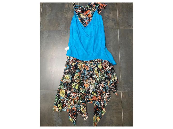 Marques Almeida Kleid aus mehrfarbiger Spitze Mehrfarben - Ansicht 7