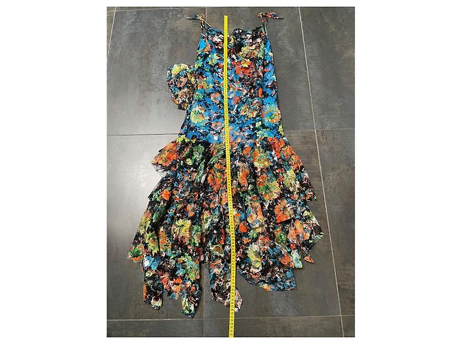 Marques Almeida Kleid aus mehrfarbiger Spitze Mehrfarben - Ansicht 8