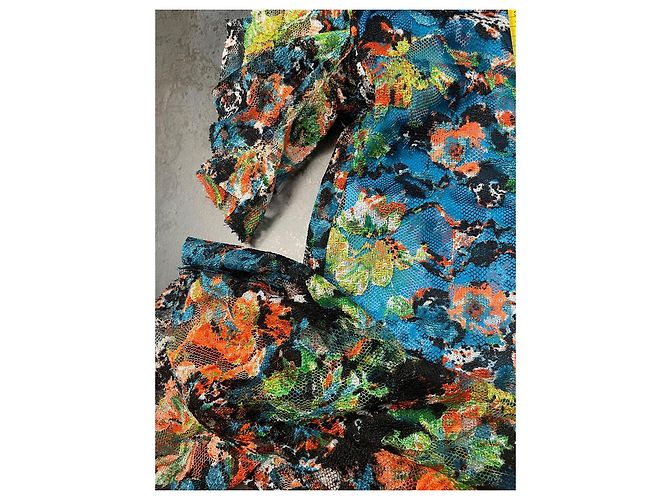 Marques Almeida Kleid aus mehrfarbiger Spitze Mehrfarben - Ansicht 9