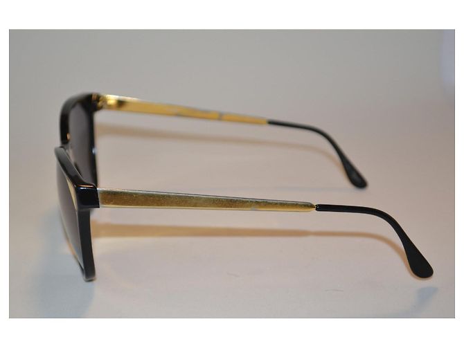 Occhiali da sole Fendi neri e oro Nero D'oro - vista 3