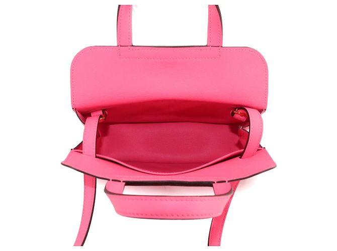 Hermès Borsa a mano e a spalla Hermes Halzan Mini 5 in 1 Rosa - vista 7