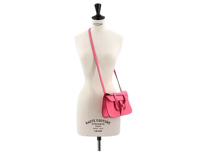 Hermès Borsa a mano e a spalla Hermes Halzan Mini 5 in 1 Rosa - vista 9