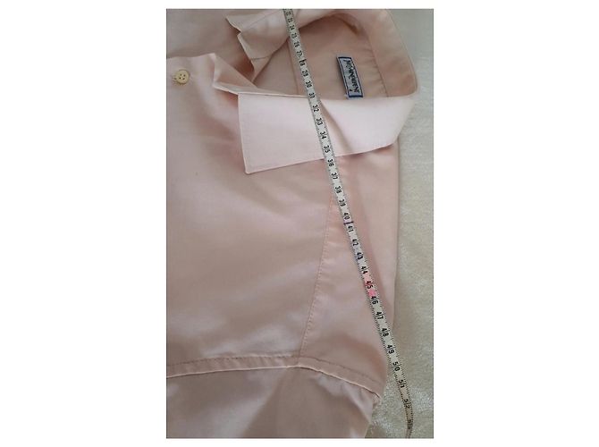 Camicia Yves Saint Laurent Rosa in Cotone Taglia 4 Pesca - vista 12