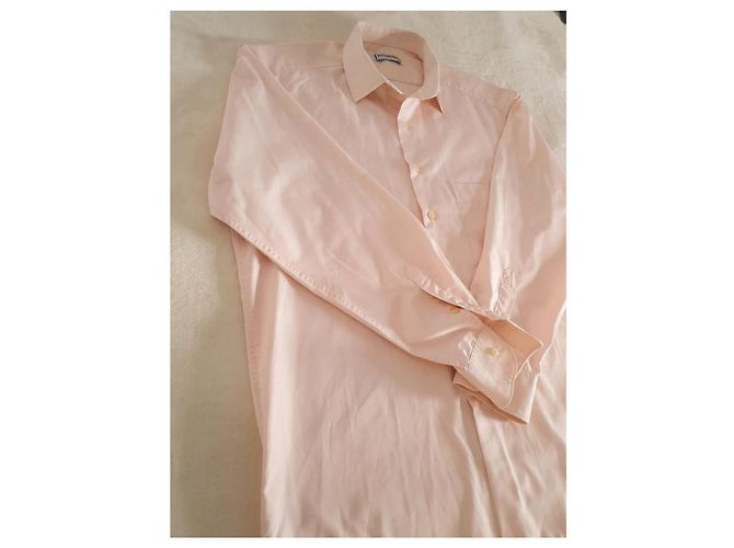 Camicia Yves Saint Laurent Rosa in Cotone Taglia 4 Pesca - vista 2