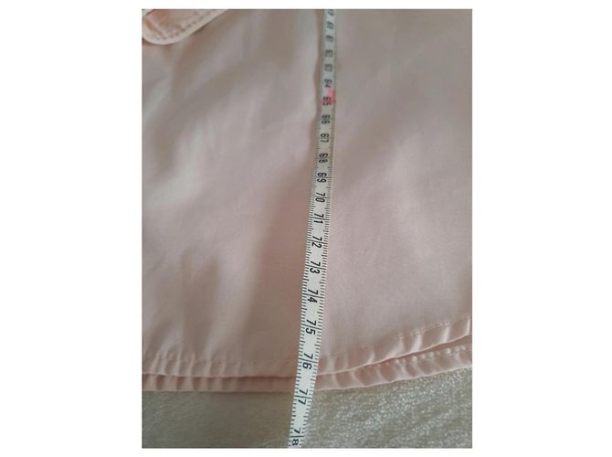 Camicia Yves Saint Laurent Rosa in Cotone Taglia 4 Pesca - vista 9