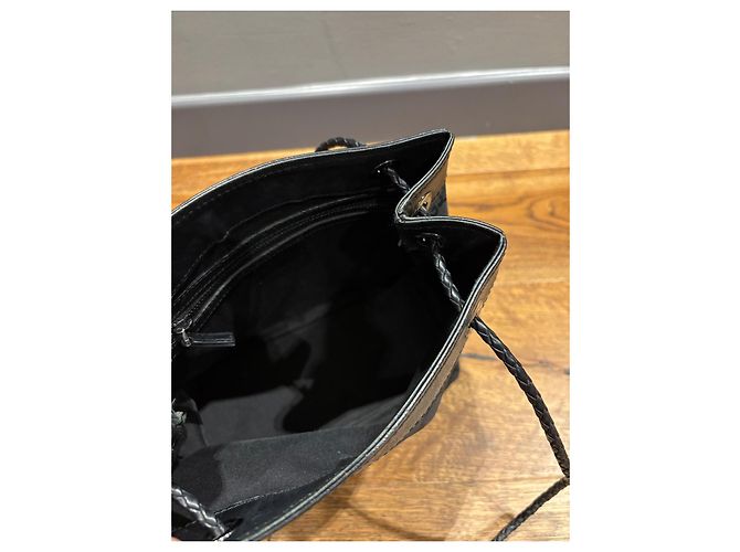 Bolsa Gifford em canvas com logo GG da Gucci Preto - vista 5