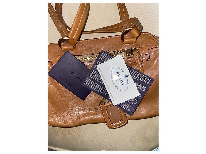 PRADA vintage baby calf leather Beige - view 10