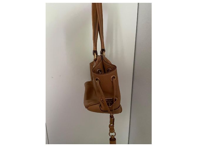 PRADA vintage baby calf leather Beige - view 5
