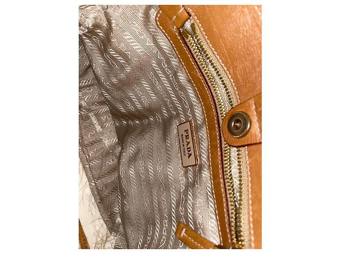 PRADA vintage baby calf leather Beige - view 6