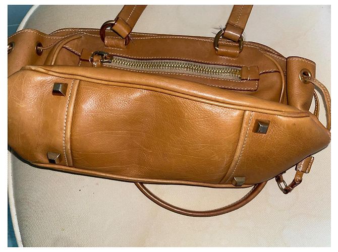 PRADA vintage baby calf leather Beige - view 8