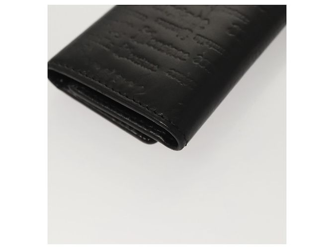 VERSACE Key Case Leather Black Auth ac3800 - view 13