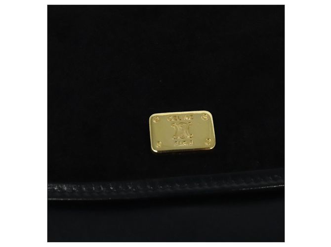 Céline Borsa a Spalla CELINE in Camoscio Blu Navy Auth BA1514 - vista 16
