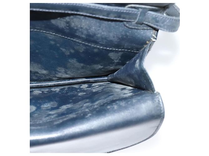 Céline Borsa a Spalla CELINE in Camoscio Blu Navy Auth BA1514 - vista 19