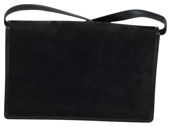 Céline Borsa a Spalla CELINE in Camoscio Blu Navy Auth BA1514 - vista 2