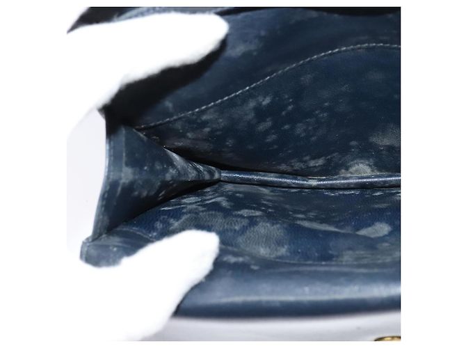 Céline Borsa a Spalla CELINE in Camoscio Blu Navy Auth BA1514 - vista 20