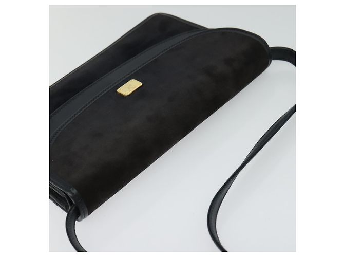 Céline Borsa a Spalla CELINE in Camoscio Blu Navy Auth BA1514 - vista 4