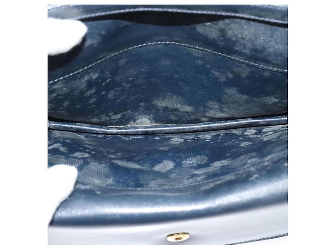 Céline Borsa a Spalla CELINE in Camoscio Blu Navy Auth BA1514 - vista 8