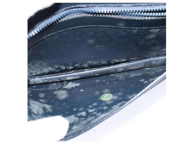 Céline Borsa a Spalla CELINE in Camoscio Blu Navy Auth BA1514 - vista 9
