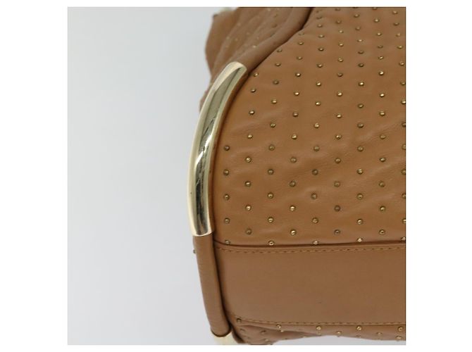 Borsa a mano BALLY in pelle marrone dorato Auth BA1166 D'oro - vista 15