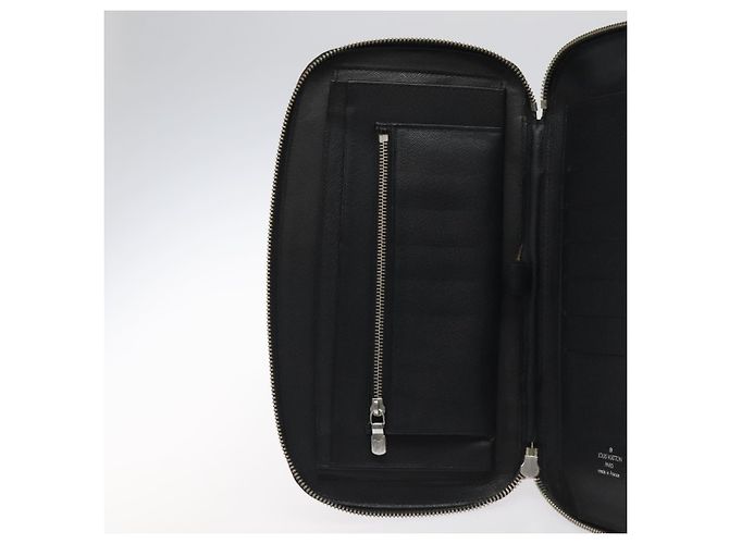 LOUIS VUITTON Organizer Taiga Atoll Custodia da Viaggio Ardoise M30652 LV Auth 120326 Grigio - vista 15