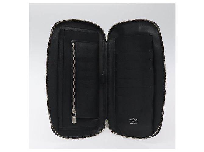 LOUIS VUITTON Organizer Taiga Atoll Custodia da Viaggio Ardoise M30652 LV Auth 120326 Grigio - vista 8